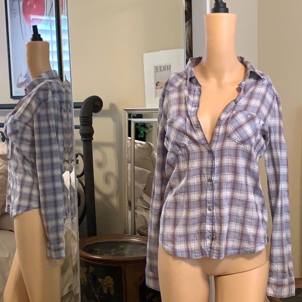 Converse Plaid long sleeve shirt